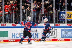 Zwei Nürnberg Ice Tigers Spiele auf dem Eis