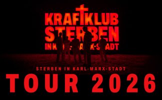 Kraftklub Konzertankündigungsplakat