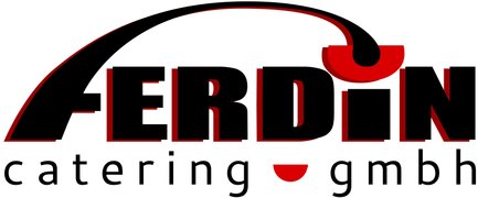 Ferding Catering Gmbh Schriftzug mit geschwungenem Dach vom F bis I
