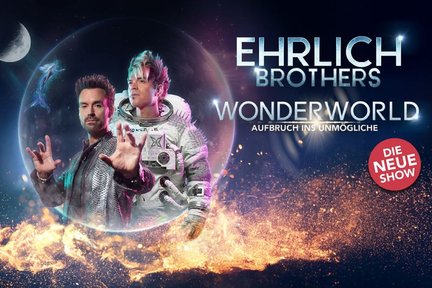 Plakat Wonderworld Tour der Ehrlich Brothers 