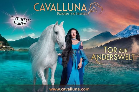 Plakat für die Veranstaltung Cavalluna, Tor zur Anderswelt 2026