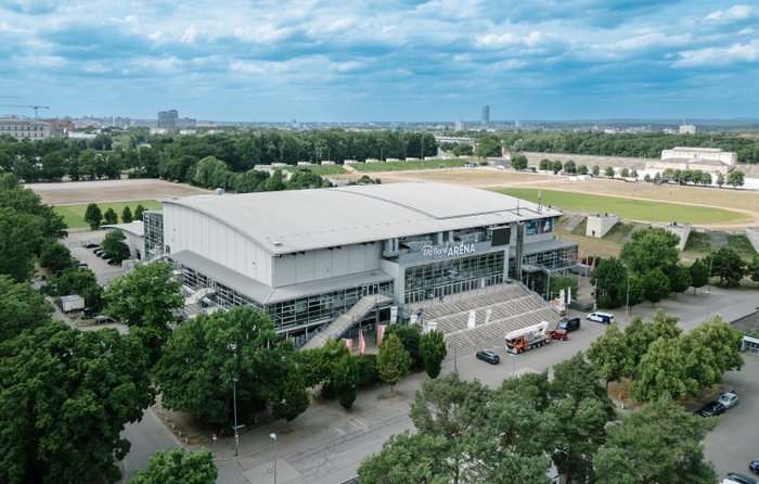 Außenansicht PSD-Bank Nürnberg Arena